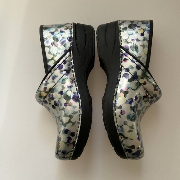 DANSKO XP 2.0 MULTI DOT PATENT LEATHER CLOGS - Picture 12 of 16